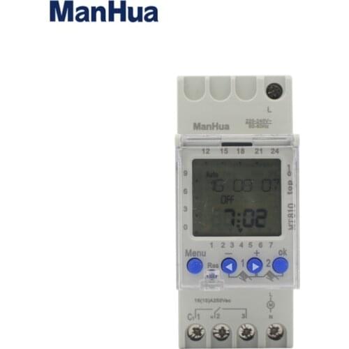 ManHua MT810 240V 50/60Hz Timer Switching programmer Socket with Timer