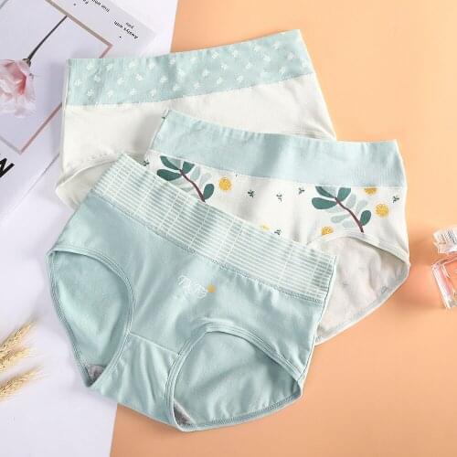 Panties for Women Cotton Print Big size Under Wear Female Causal Underpants Ladies Sexy Lingerie Cartoon Briefs