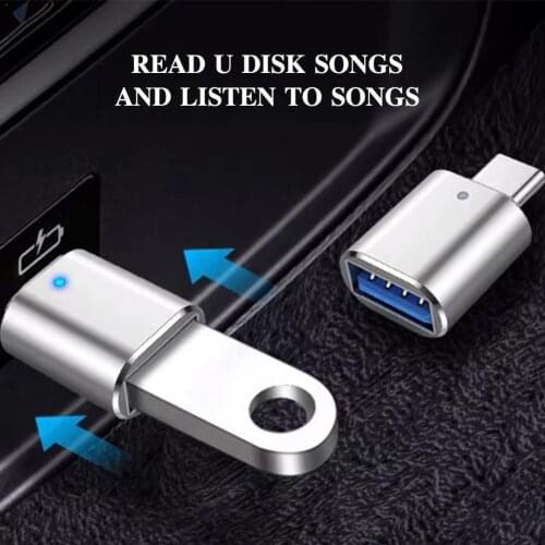 USB-C USB 3.1 Type C Male To USB 3.0 Female Data Converter Converter Hub Light Adapter USB Light Adapter Data OTG with O8D0