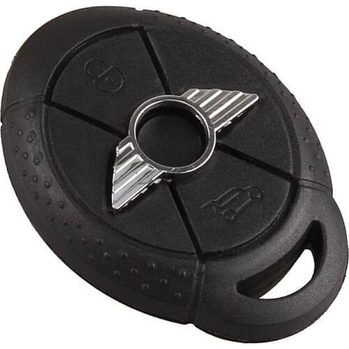 New Replacement Case Remote Key Shell Washed Blade for Mini Cooper Black Key Chain