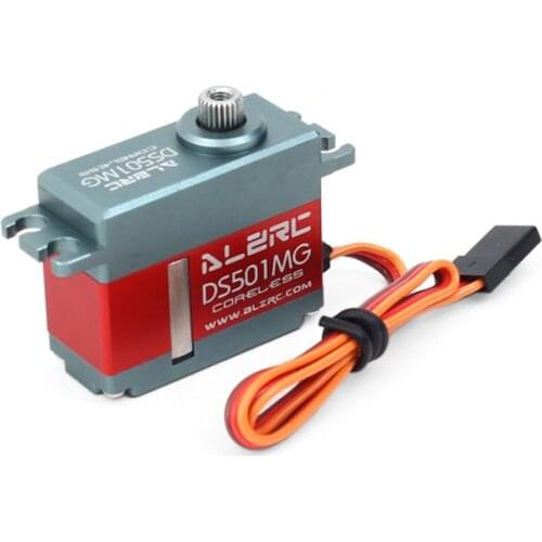1Pc ALZRC DS501MG For RC Helicopter Medium Digital Metal Locked Rudder Servo