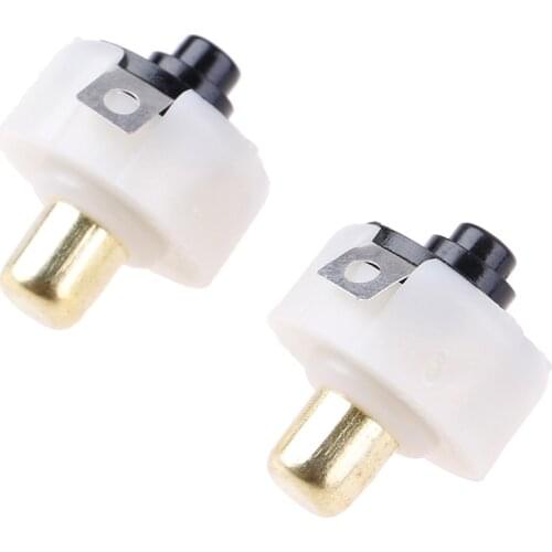 2 Pcs Diameter 20mm And 17mm LED Flashlight Push Button Switch ON/ OFF