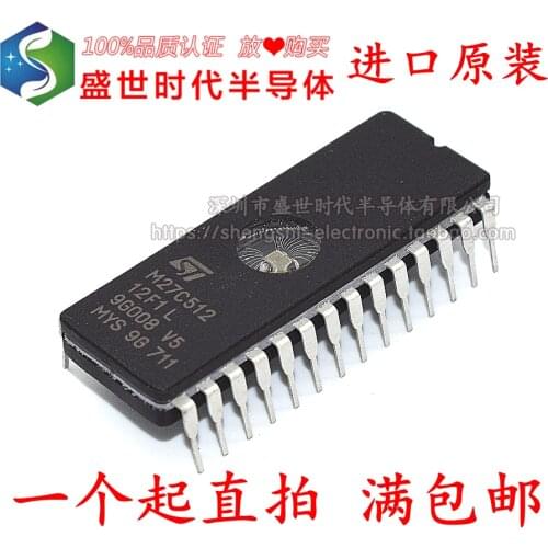 5/PCS NEW New Original M27C512-12F1 CDIP-28 Memory Chip IC