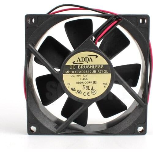 AD0812UB-A71GL 8025 12V 0.45A Large air volume inverter cooling fan 6 Month Warranty
