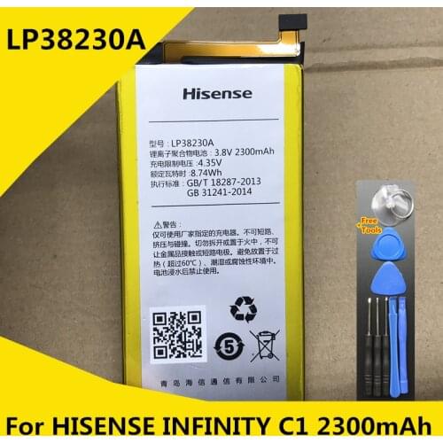 2500mAh/9.5Wh LP38250Z Replacement Battery For Hisense F30 F31 F3pro LA8534 Batteria