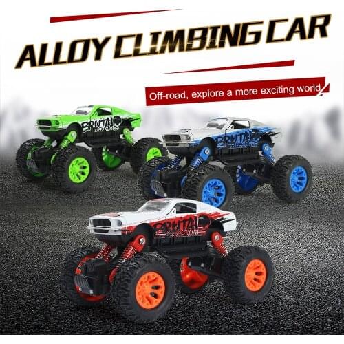 Kids Toys Alloy Pull Back Off-Road Climbing Car Diecast Metal Model Toys Vehicle Mini Driving Car For Children Boys Kids Gift