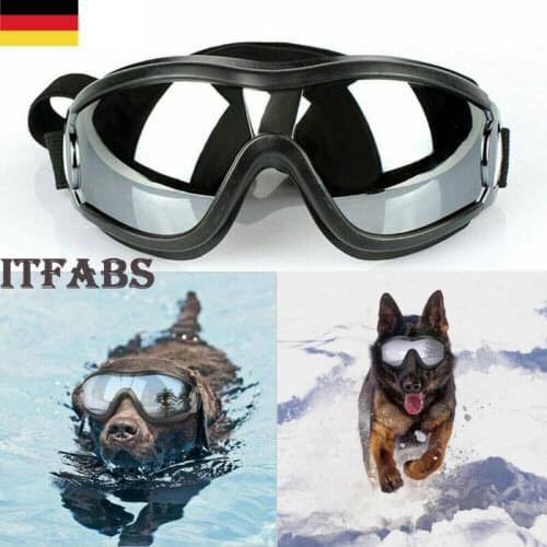 Hunde Sonnenbrille Schutzbrille Cabriobrille gegen Wind & Sonne versch. Farben