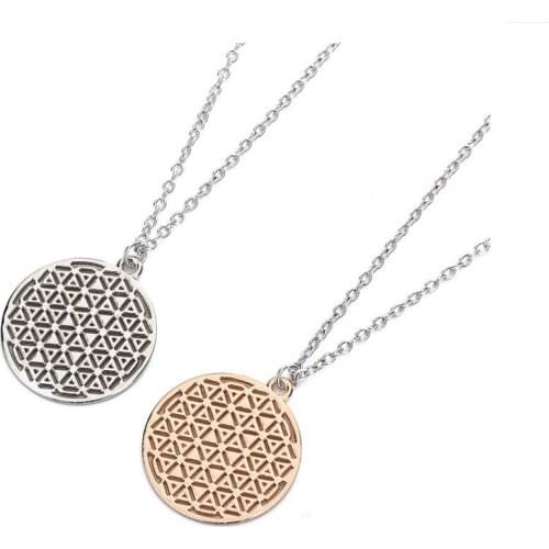 Flower Of Life Pendant Celestial Geometric Merkab Life Spirit Digital Secret Jewelry