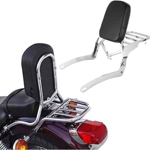 Motorcycle 13" Backrest Sissy Bar For Yamaha Virago XV 250 XV 125 1989-2011 2001 2002 2003 2004 2005 2006 2007 2008 2009 2010