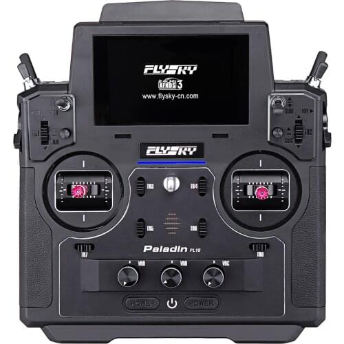 Flysky FS-PL18 PL18 Paladin 2.4G 18CH Radio Transmitter FS-FTr10 Receiver HVGA 3.5in TFT Touch Screen for RC FPV Drone Airplane