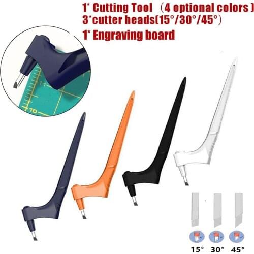 Craft Knives Sculpture Engraving Utility Knives W/ Engraving Board For Craft DIY Stainless Steel Wood Carving Craft Cutting Tool