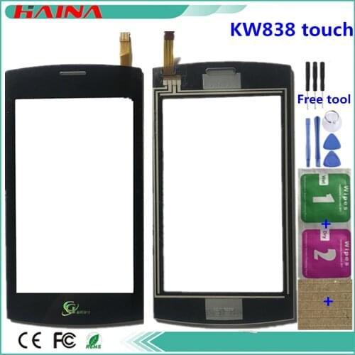 Touchscreen 3.5 inch For LG Km838 touch screen digitizer front glass lens panel sensor replacement