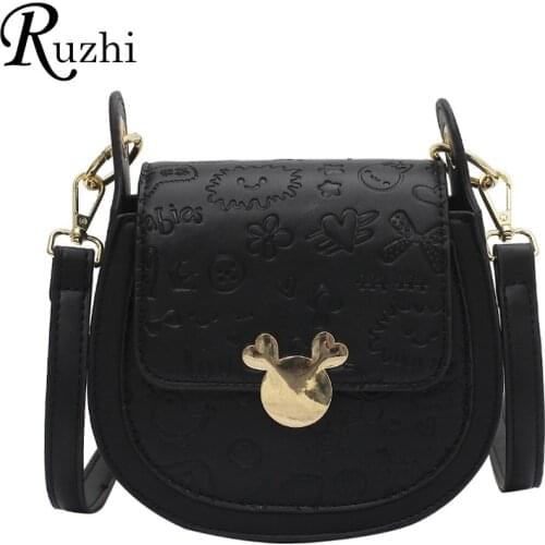 Mouse Shoulder Bags For Women Designer Bags For Girls 2021 Soft Leather Mini Bag Versatile Crossbody Bag Solid Small Square Bag