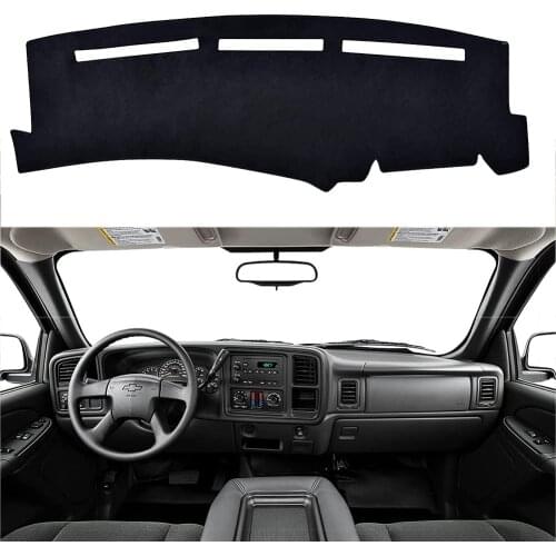 Car Inner Dashboard Cover Dash Mat Carpet Cushion Sun Shade Dash Board Pad Fit For 1999-2006 GMC Sierra Pickup/Chevy Chevrolet