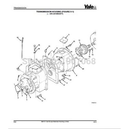 Yale Wiring Diagrams and Service Manuals Class three III [2014]