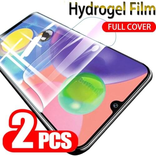 2PCS Safety Hydrogel Film For Samsung Galaxy A70 S A70S Soft Phone Cover Filme On Sumsung A 70 70S Screen Protector HD Not Glass