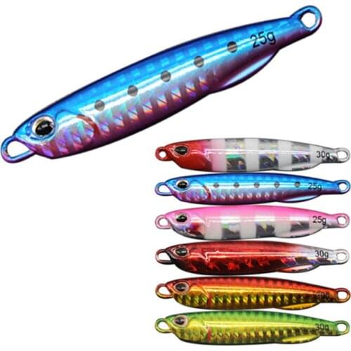 10g/15/ 20g/25g/30g/40g/60g Japanese DUO Fishing Lure Luminous Slow Jigging Lure Long Casting Micro Jigs