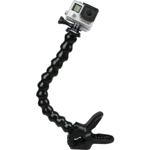 32cm selfie stick flexible monopod hose with clamp for gopro hero 1/2/3/3+/4 Xiaoyi SJcam action cameras