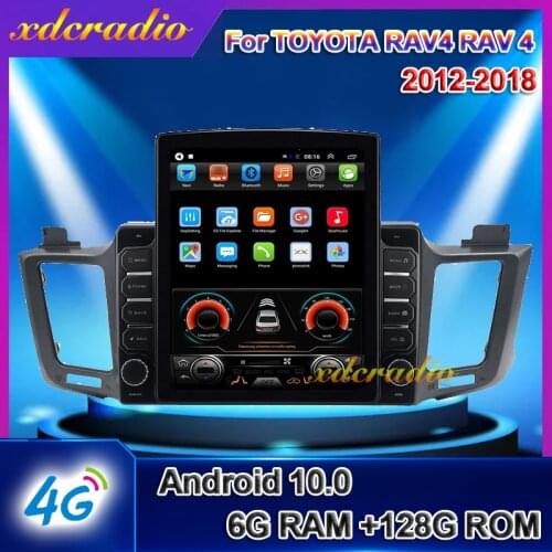 Xdcradio 10.4 INCH Tesla Style Vertical Screen Android 10.0 For TOYOTA RAV4 RAV 4 Car Radio Multimedia Player GPS Navigation