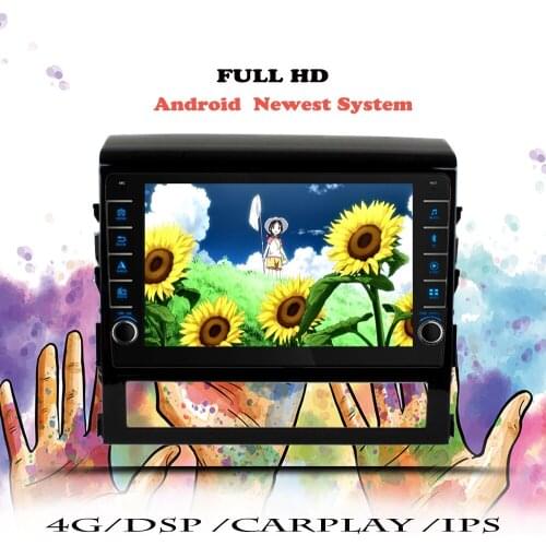 Car Radio For Toyota Land Cruiser 200 LC200 2016 2017 2018 2019 2020 Multimedia Player GPS Navigation DVD Android Tape Recorder