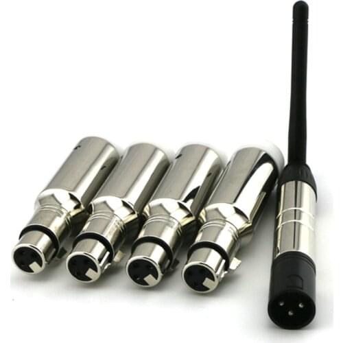 2.4G Wireless Wifi DMX 512M Control Transmitter & Rechargable Receive for Disco Dj Christmas Stage Lighting