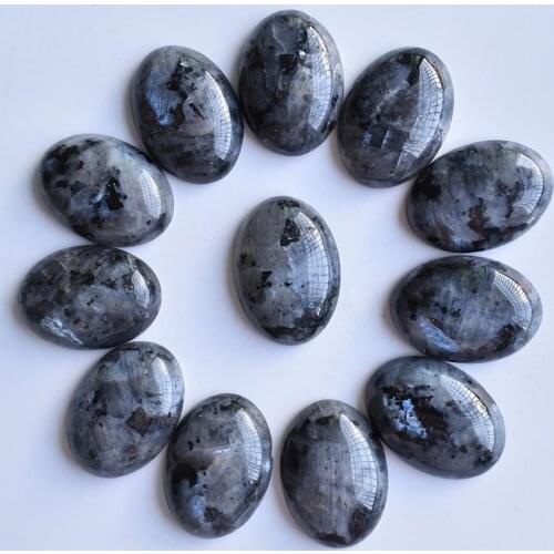 2020 new fashion natural black ShimmerStone 18x25mm Oval CAB CABOCHON teardrop beads for jewelry making Wholesale 30pcs/lot