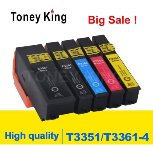 T33 33XL T3351-T3354 Ink Cartridge Compatible For Epson Expression Premium XP-530 XP-630 XP-635 XP-640 XP-830 XP-900 Printer