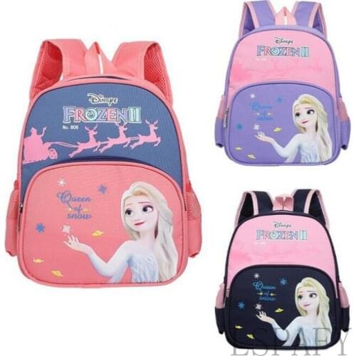 Disney children kindergarten school bag cartoon girl boy baby Frozen Elsa backpack children handbag shoulder bag