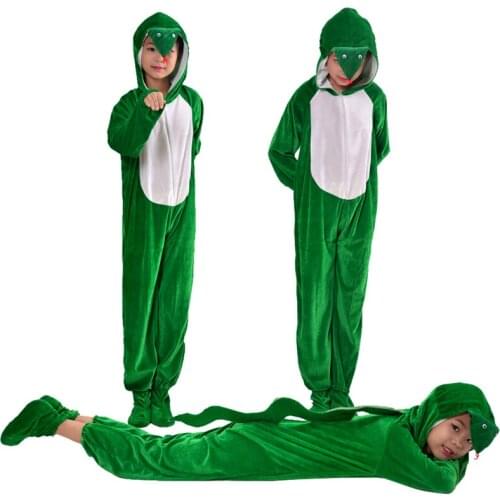 Children cute animal costumes kindergarten green snake show cosplay costume love live cosplay halloween costume