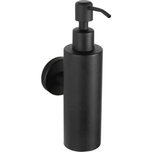 Soap Dispenser Wall mounted Black bathroom Hand Liquid Soap Dispenser/kitchen soap dispenser 304 Stainless Steel Shampoo bottles