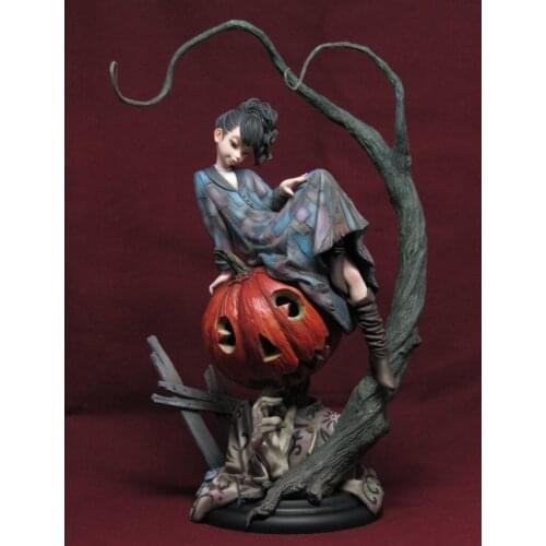 GK hand-made wf2017 winter 1/7 trainee witch and big pumpkin white mold spot