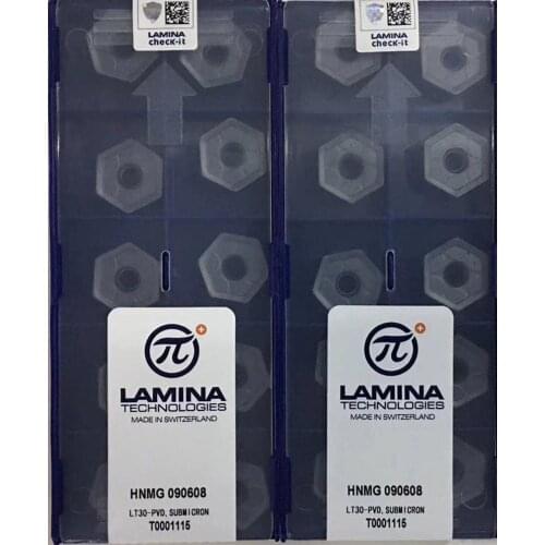 HNMG090608- LT30 10pcs 50pcs swiss-made LAMINA Carbide insert Processing: stainless steel, steel, cast iron, etc
