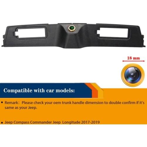 HD 1280x720p Golden Camera for Jeep Compass Commander Jeep Longitude Rear View Reverse Backup Camera Night Vision Backing Camera