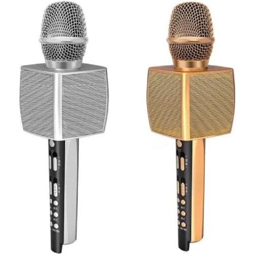 YS-92 wireless bluetooth microphone with sound card KTV National singing with TF card USB play music Voice changing Douyin Host