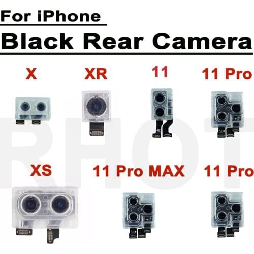 100% Tested Original Back Main Rear Camera Module for iPhone X XS XR XS MAX 11 11 Pro 11 Pro Max Flex Cable Ribbon