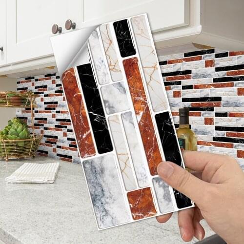 Simulated crystal tile stickers imitation marble stickers wear-resistant waterproof 3D three-dimensional environmental