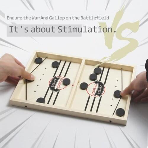 Table Fast Hockey Sling Puck Game Paced Sling Puck Winner Fun Toys Party Game Toys For Adult Child Family Home Board Game