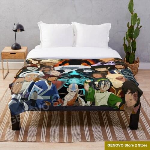 The world of avatar Throw Blanket Fleeceon Bed/Crib/Couch Adult Baby Girls Boys Kids Gift