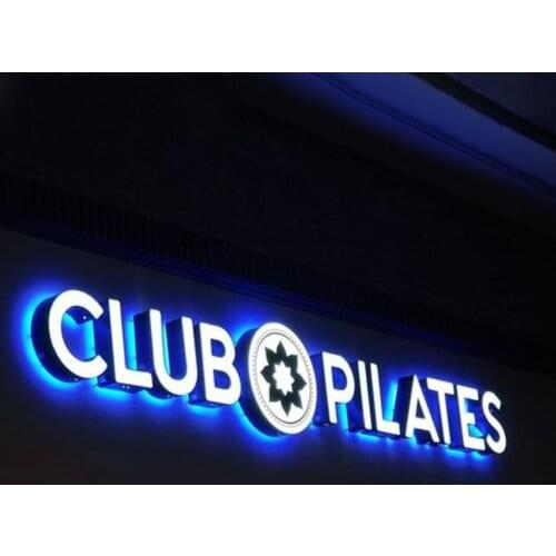 Business Backlit Led Logo Sign Board Outdoor 3D Wall Logo Sign Led Custom Logo Sign
