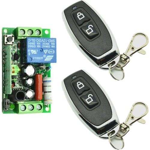 AC 220V 110V 10A Relay 1CH Wireless RF Remote Control Switch Transmitter+ Receiver 315 / 433 MHz