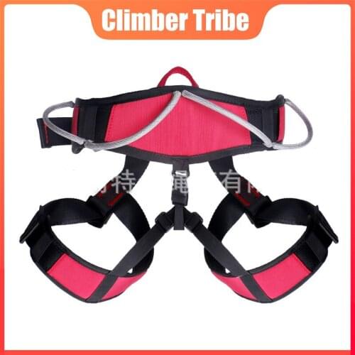 Climbing Sitting Bust Waist Belt Outdoor Sports Rescue Rock Tree Safety Seat Rappelling Gear Equipment Rock Climbing Kits /50