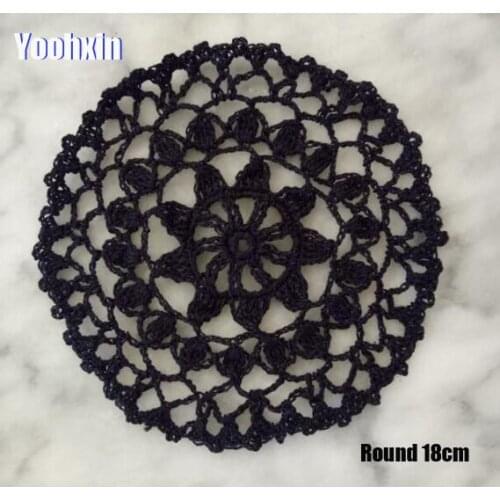 Modern Lace cotton placemat cup coaster mug kitchen Christmas dining glass table place mat cloth crochet tea coffee doily pad