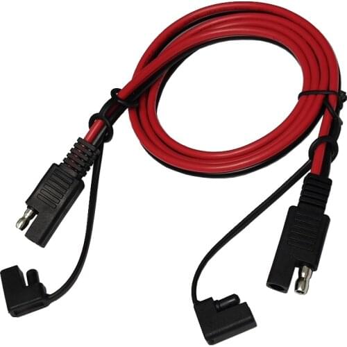 JKM 14AWG SAE Extension Cable 1m 0.5m 0.3m 2-Pin Quick Disconnect Plug For Solar Panel Battery Tender Motorcycle Tractor Wire
