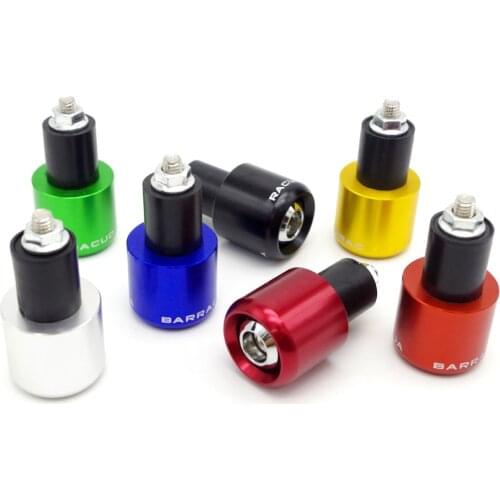 22mm Motorcycle Handlebar Grips Ends Counterweight Fists Plugs FOR suzuki bandit 650 yamaha fz6n tmax 530 nmax 125 moto guzzi