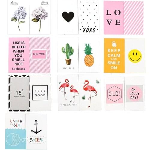 10PC Fashion New Double Side Korean Chic Postcards Greeting Cards For Photography Photo Shooting Tools Background Cards Picture