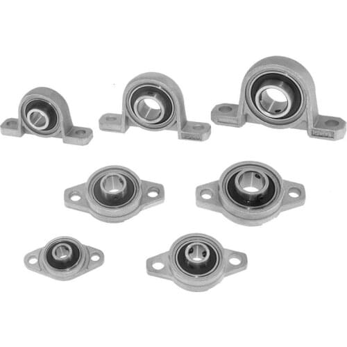 10pcs Zinc Alloy Diameter 8mm To 30mm Bore Ball Bearing Pillow Block Mounted Support Kfl08 Kfl000 Kfl001 Kp08 Kp000 Kp001 Kp002