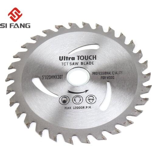 125mm 30T Carbide Circular Saw Blade Woodworking Rotary Cutting Disc Angle For Wood Marble Concrete 2,000RPM
