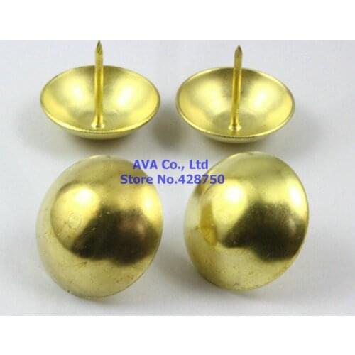 20 Pieces 30x25mm Gold Upholstery Tacks Nails