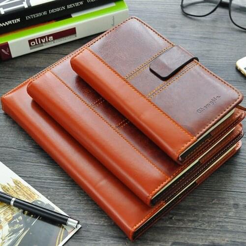 Cheng Jia Brand 2017 Luxury Notebook a5 A6 B5 Business Office Notepad Travelers notebook Pu leather cover Notebooks and Journals