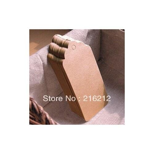 350GSM Scallop Kraft Blank Hang tag, Retro Gift tag, Table Number cards, High Quality 350g Kraft Tag